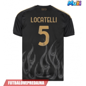 Lacne Muži Futbalové dres Juventus Manuel Locatelli #5 2026-27 Krátky Rukáv - Tretina